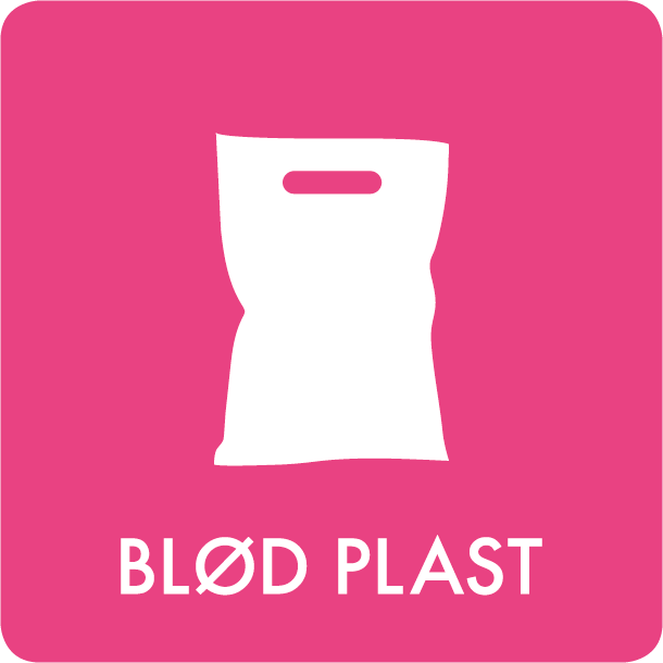 Blød Plast / Lyserød 12x12