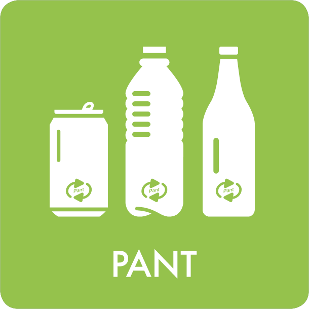 Piktogram Pant 12x12 cm Selvklebende Lysegrønn