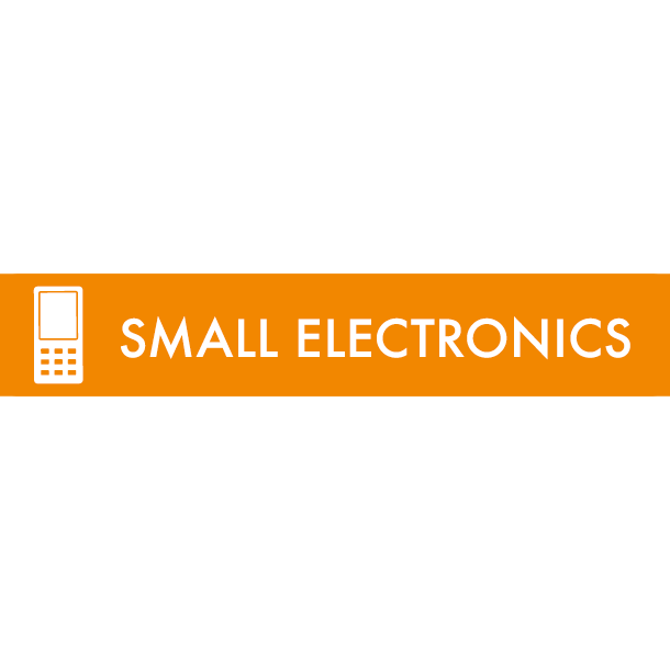 Piktogramm Small elektronics 16x3 cm Magnetisch Orange