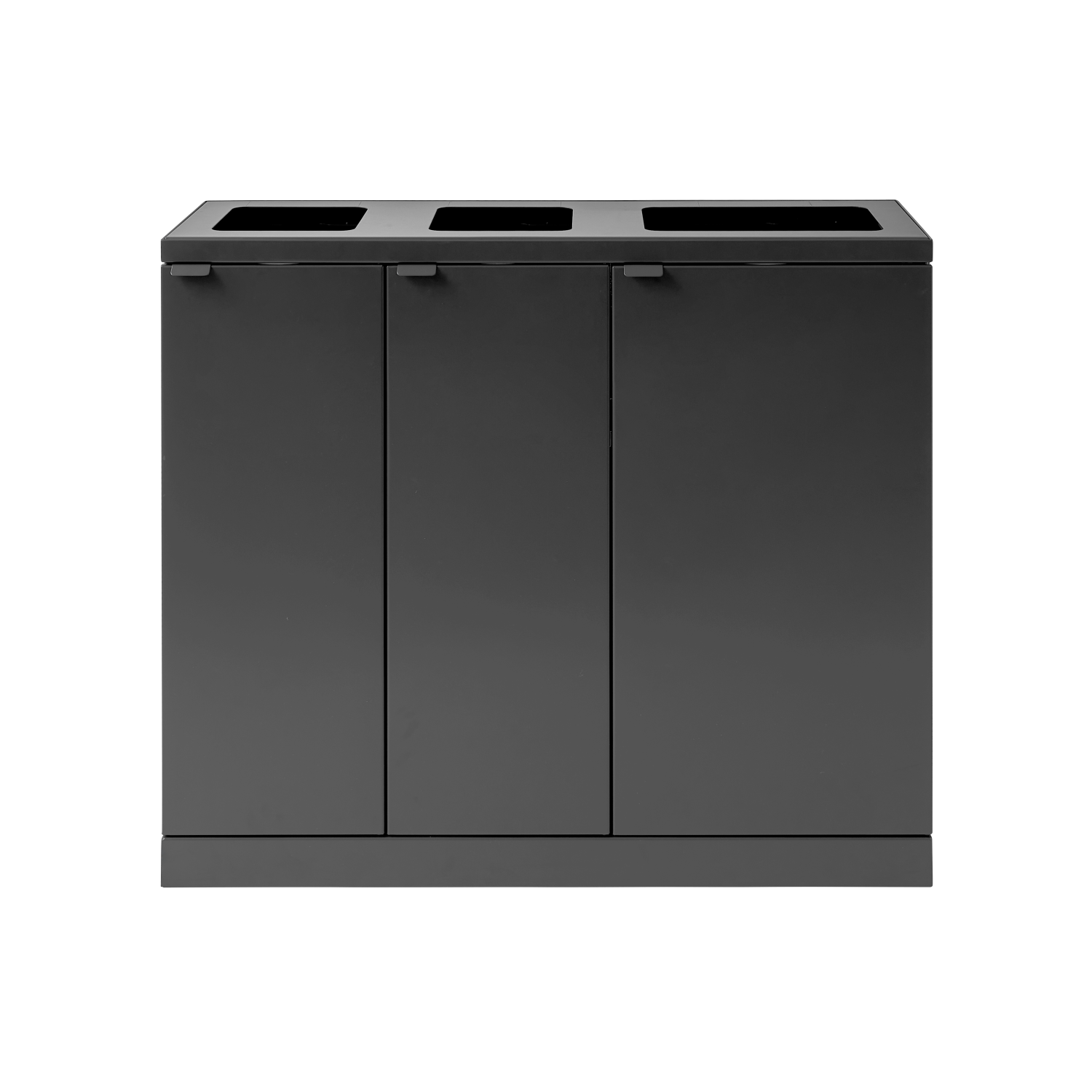 Bica Model 829 Avfallssortering 2x65 + 1x95 liter Åpne innkast