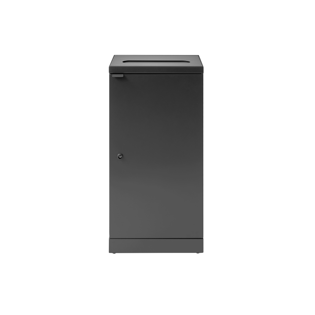 Bica Modell 859 Abfallbehälter 95 Liter Automatisches Schließen Anthrazit
