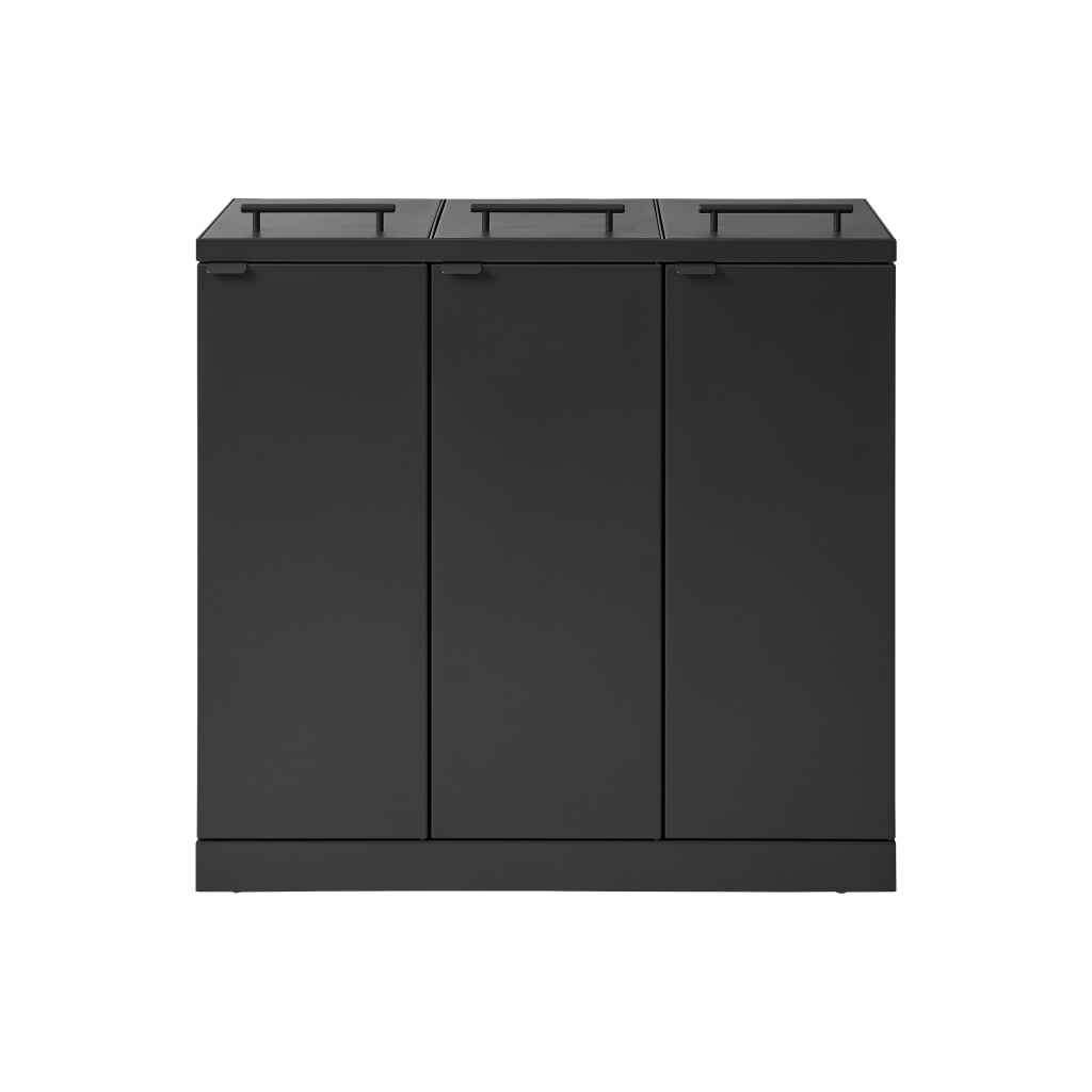 Bica Modell 876 Abfalltrennung 3x65 Liter Deckel