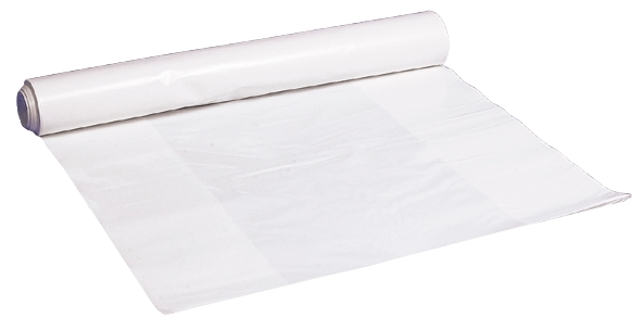 Plastikbeuteln 60 Liter LDPE, recycelt Weiß