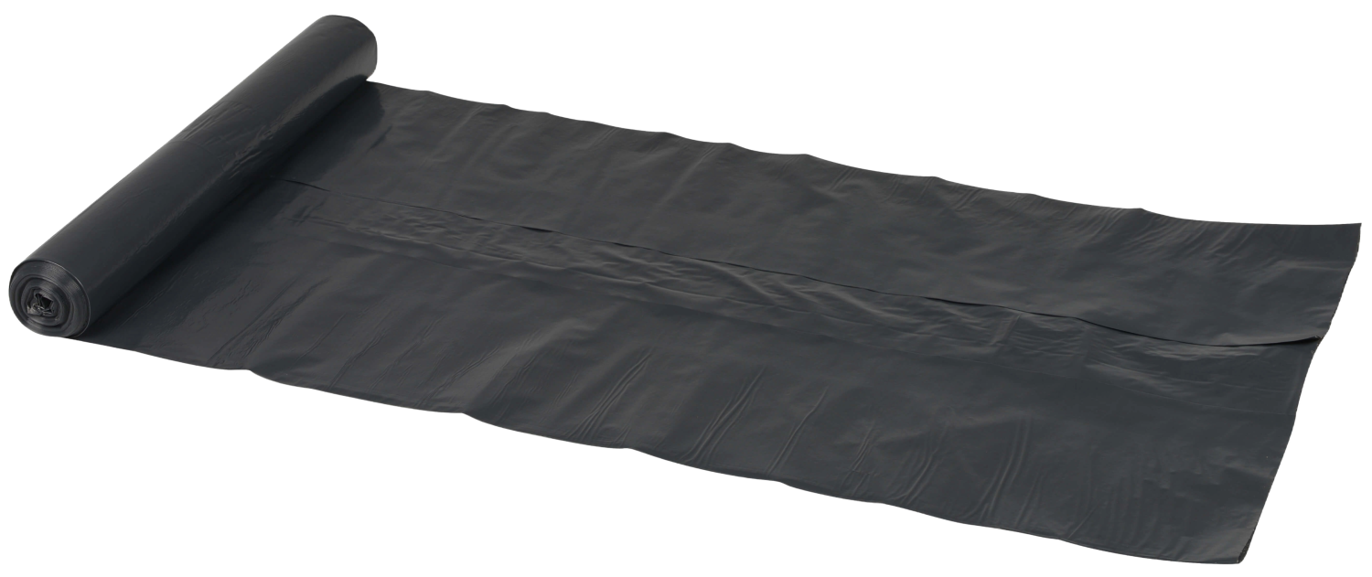 Plastikposer 100 liter LDPE, genanvendt Sort