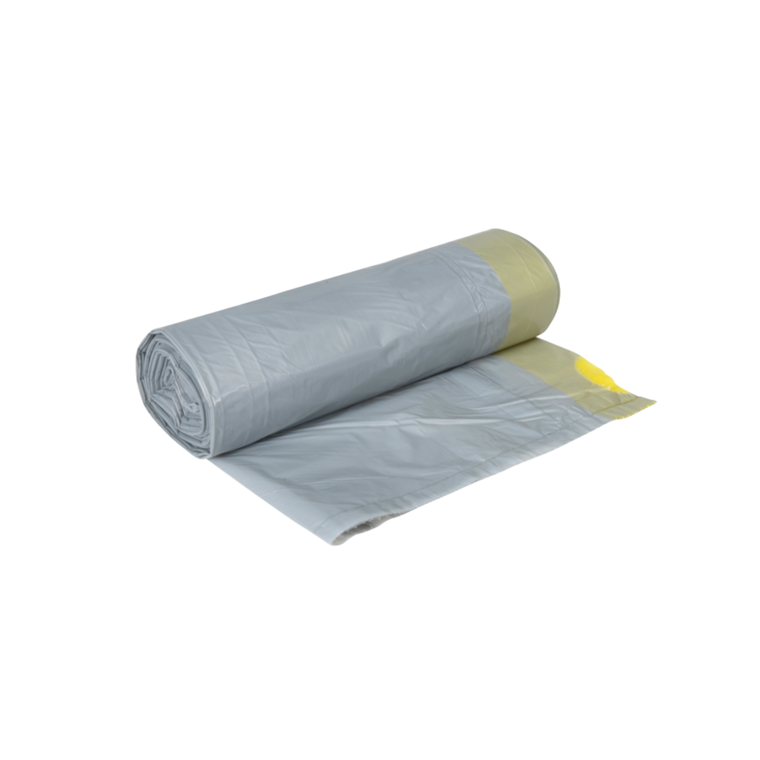 Plastic bags 20 ltr. With drawstring closure LDPE, virgin Grey