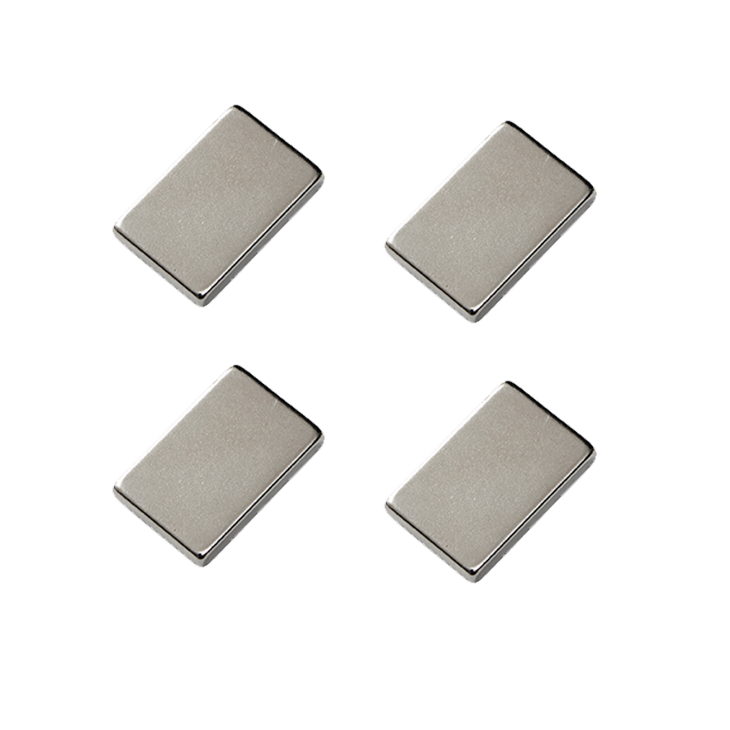 Bica Magnet Set mit 4 Stück. Zur Montage von Regalen