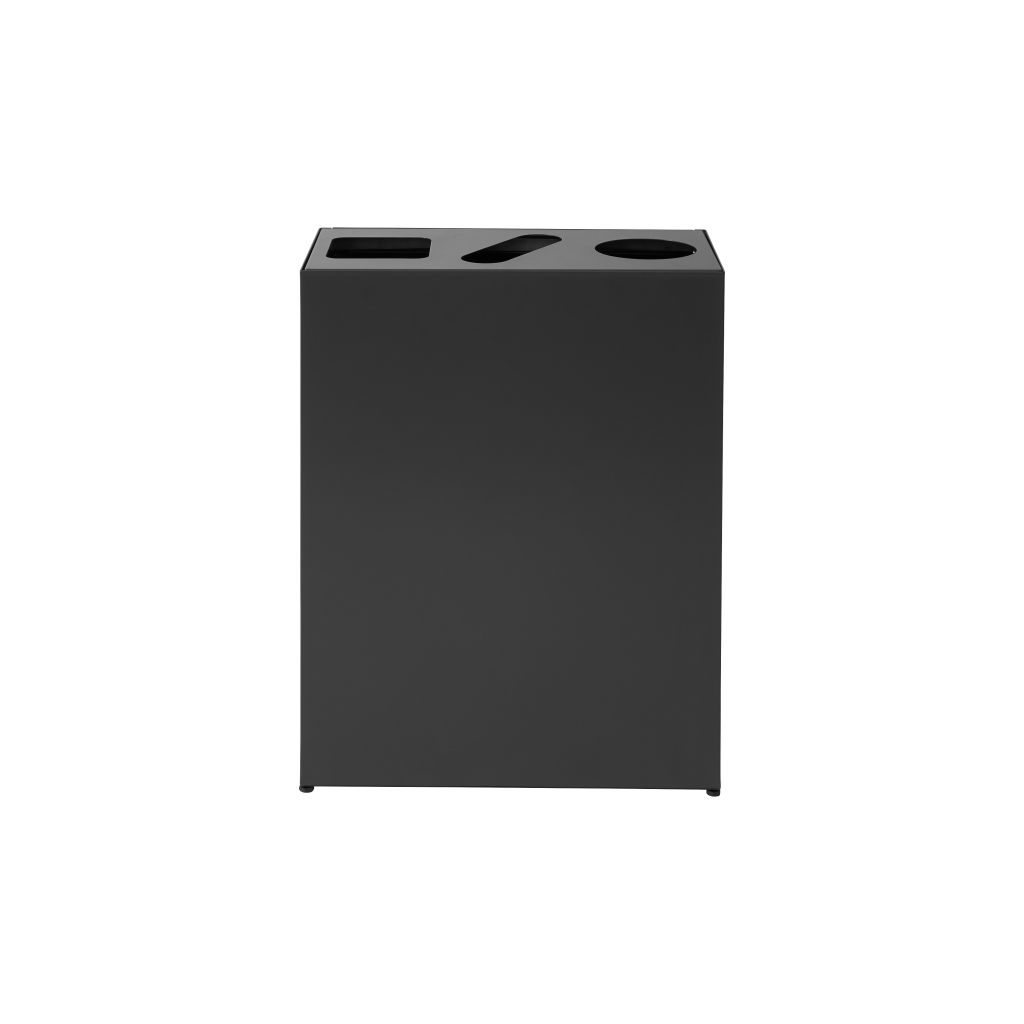 Bica Modell 834 Abfalltrennung 3x45 Liter Geformte öffnungen