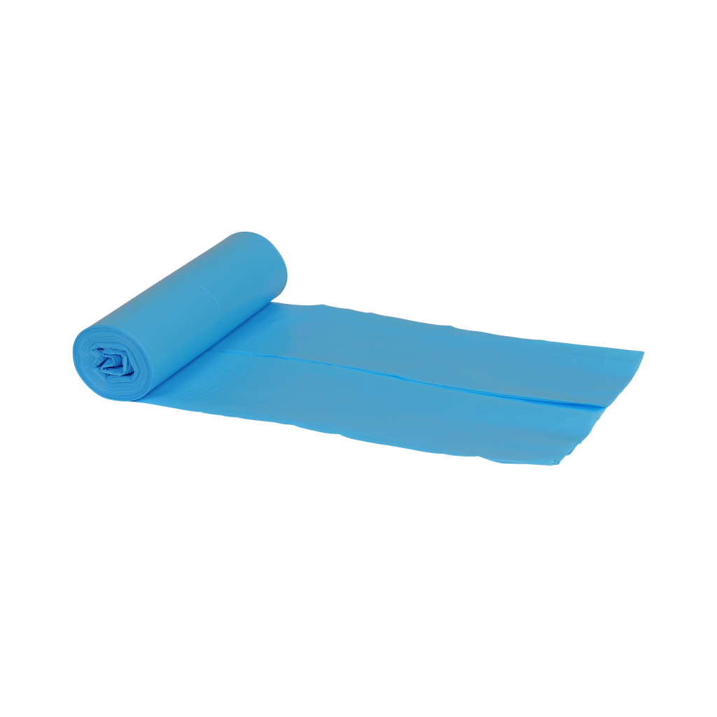 Plastikbeuteln 60 Liter LDPE, recycelt Blau