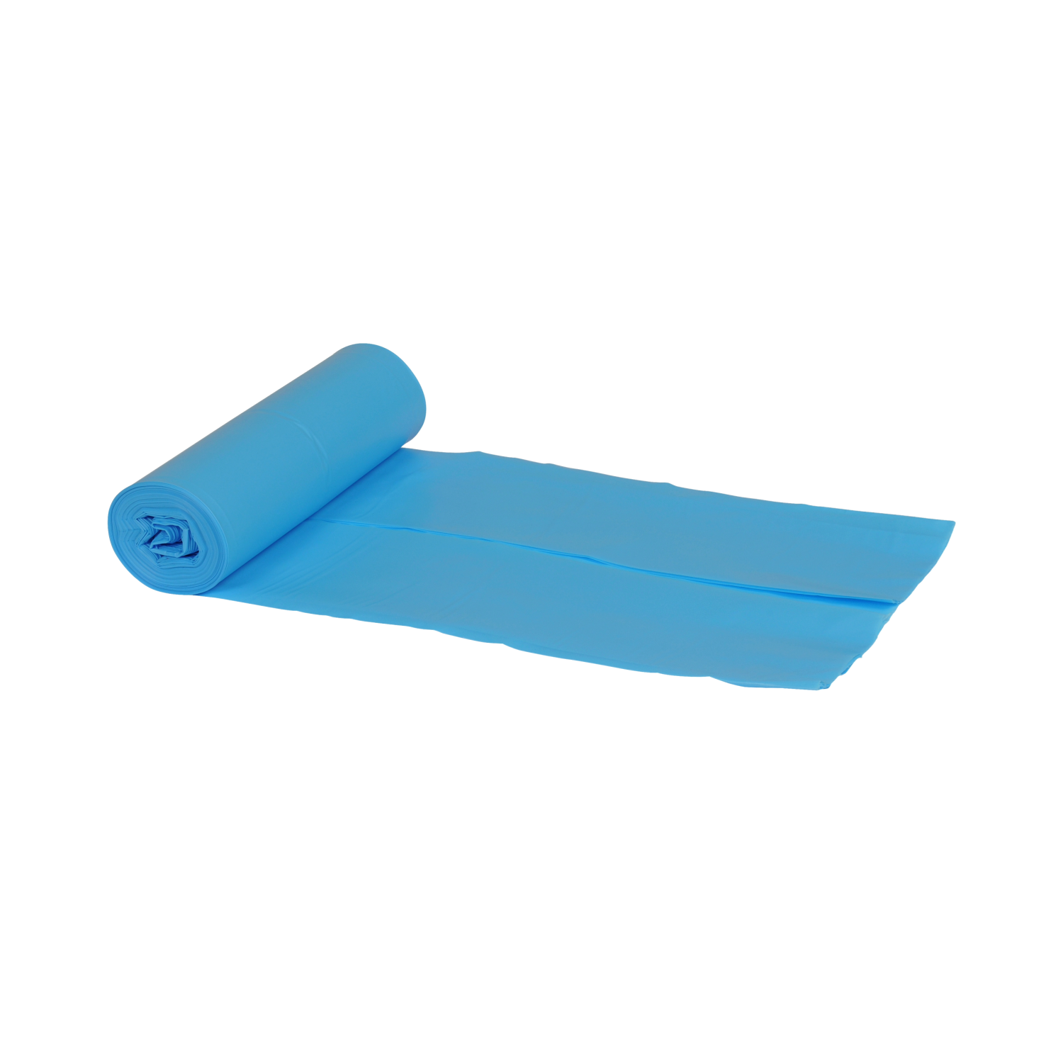 Plastic bags 60 ltr. LDPE, recycled Blue