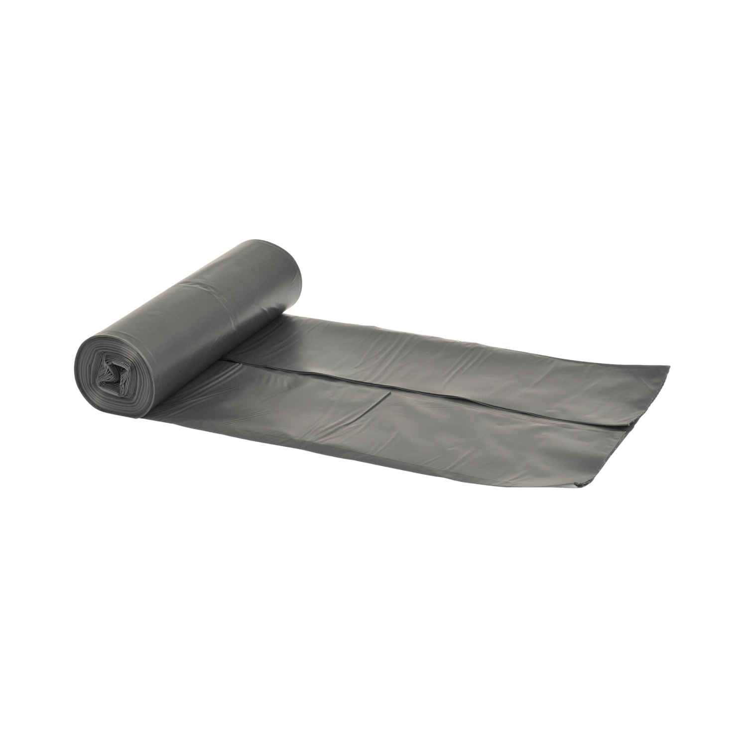 Plastic bags 60 ltr. LDPE, recycled Grey